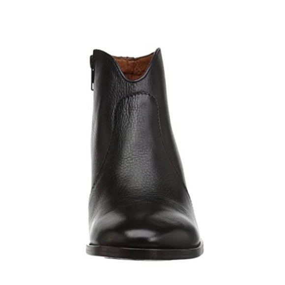 SOLD Frye Nora Zip Short Leather Ankle Bootie - Picture 7 of 8